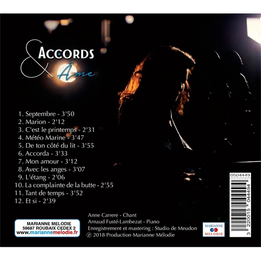 Anne Carrere et Arnaud Fusté : Accords et Ame