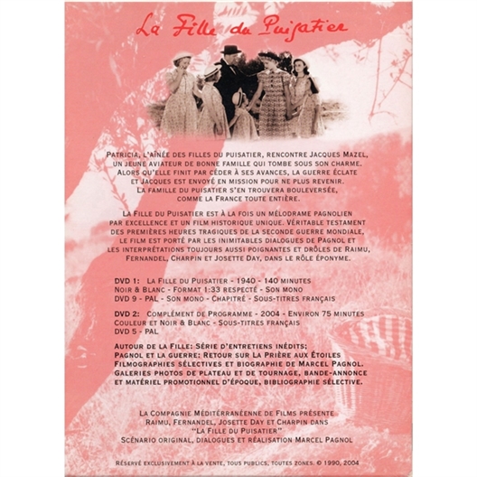 La fille du puisatier : Raimu, Josette Day, Fernandel, Fernand Charpin…