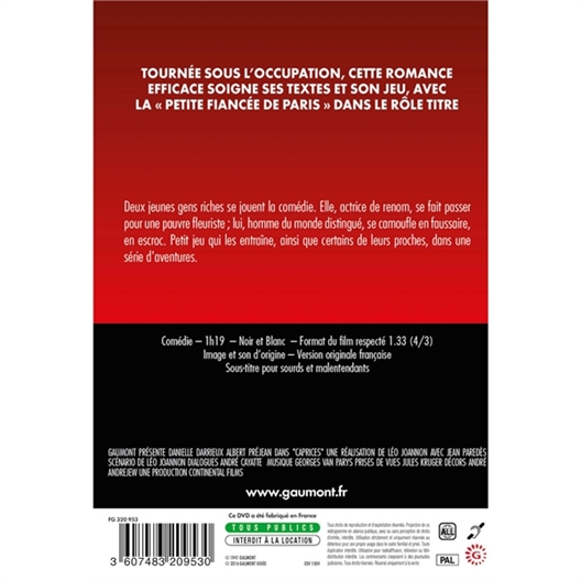 Caprices : Danièle Darrieux, Albert Préjean