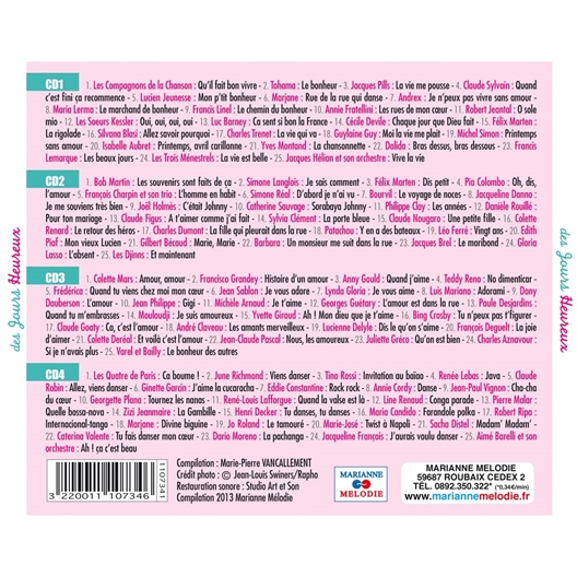 Les chansons des jours heureux