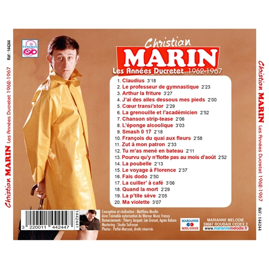 Christian Marin : Les Années Ducretet 1962-1967