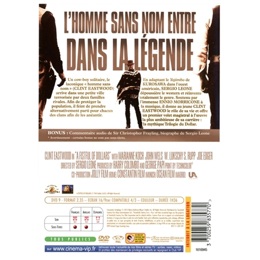 Pour une poignée de dollars : Clint Eastwood, Marianne Koch…