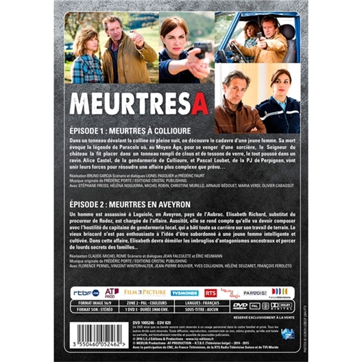 Meurtres à... Collioure et Aveyron : Héléna Noguerra, Stéphane Freiss…