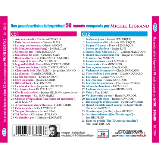 50 succès de Michel Legrand