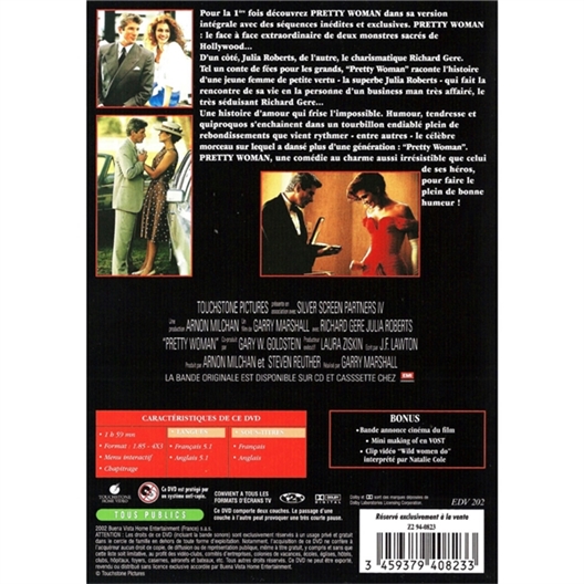 Pretty Woman : Richard Gere, Julia Roberts, …