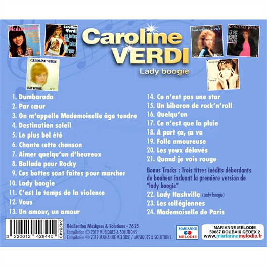 Caroline Verdi : Lady Boogie