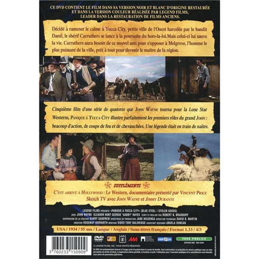 Panique à Yucca City : John Wayne, Eleanor Hunt, …