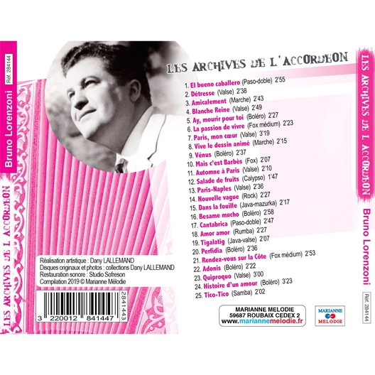 Bruno Lorenzoni : Les archives de l’accordéon