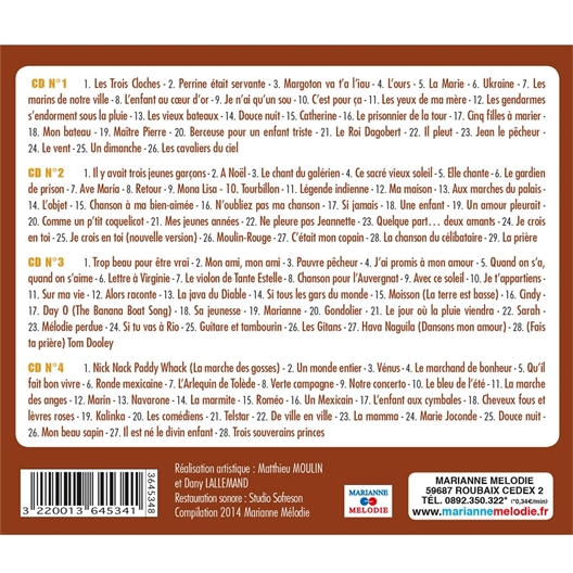 Les Compagnons de la Chanson : 100 titres d’or (4 CD)