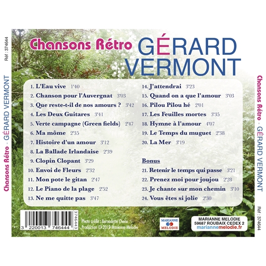 Gérard Vermont : Chansons Retro