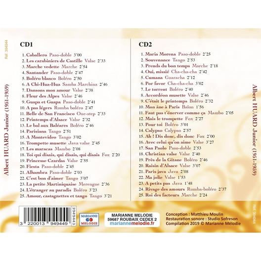 Albert Huard junior : 1947 - 1959