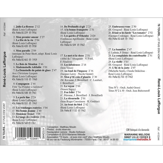 René-Louis Lafforgue : Succès et Raretés