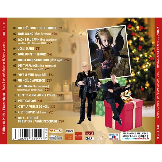 Veillée de Noël à l'accordéon : Avec Bernard Marly et Hubert Ledent