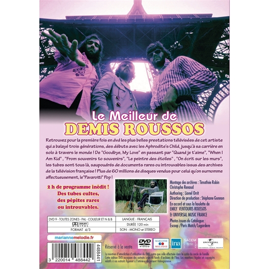 Le Meilleur de Demis Roussos en DVD