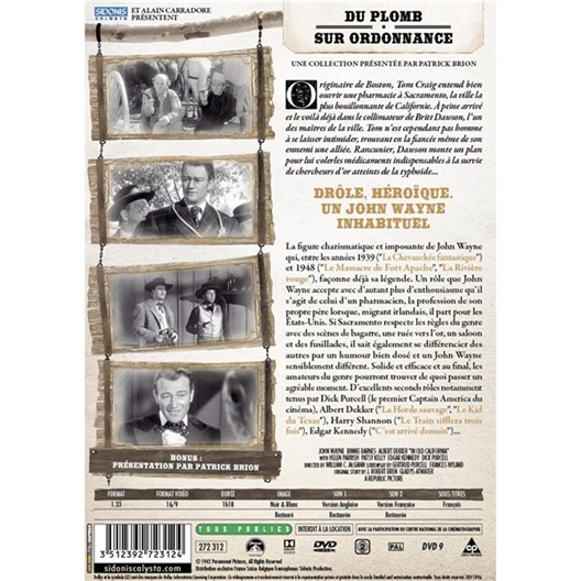 Sacramento : John Wayne, Albert Dekker, …