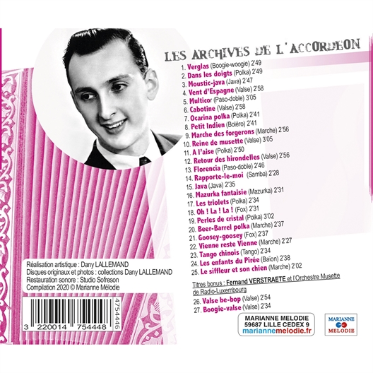 Charles Verstraete : Les Archives de l'Accordéon