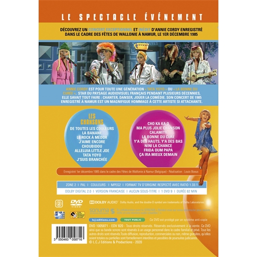 Annie Cordy : Face au public à Namur 1985