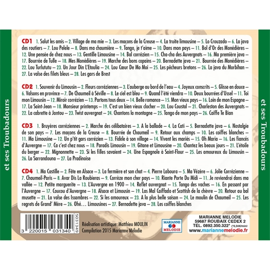 Jean SEGUREL : Les fiancés d'Auvergne (4 CD)