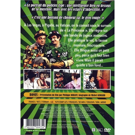 Elle cause plus… elle flingue : Annie Girardot, Jean Carmet, Bernard Blier, Maurice Biraud…