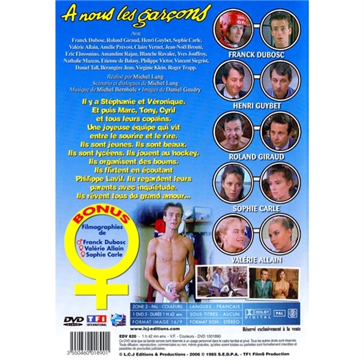 A nous les garçons : Franck Dubosc, Roland Giraud