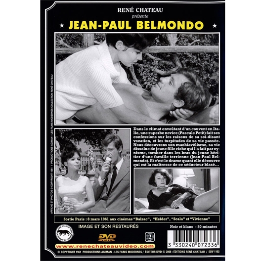 La novice : Jean-Paul Belmondo, Pascale Petit…