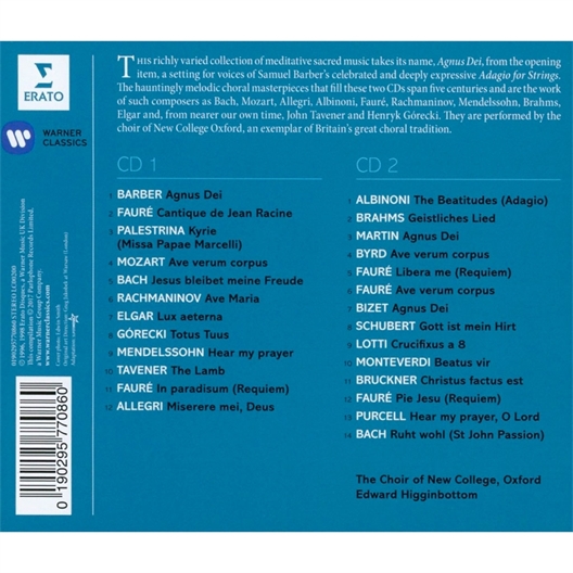 Agnus Dei : Choir New College Oxford