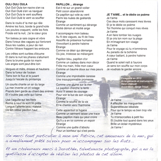 Christine Hélya : Prendre la mer