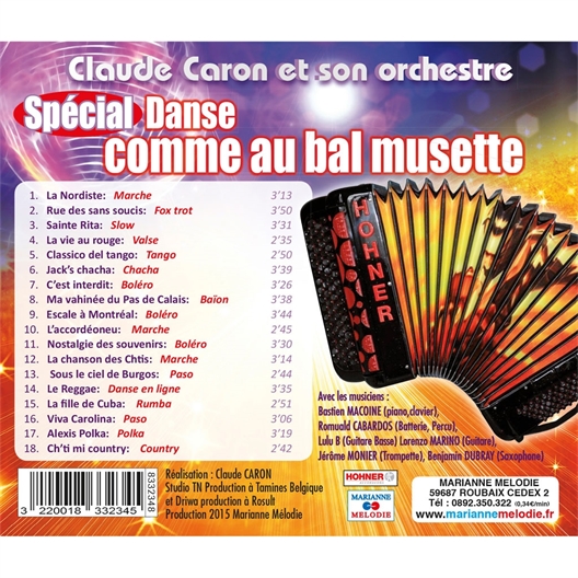 Claude Caron : Spécial danse comme au bal musette