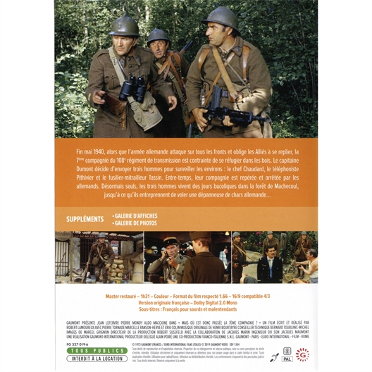 Mais où est donc passée la 7ème compagnie ? : Jean Lefebvre, Pierre Mondy, Aldo Maccione, ...