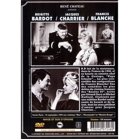 Babette s'en va t-en guerre : Brigitte Bardot, Jacques Charrier…