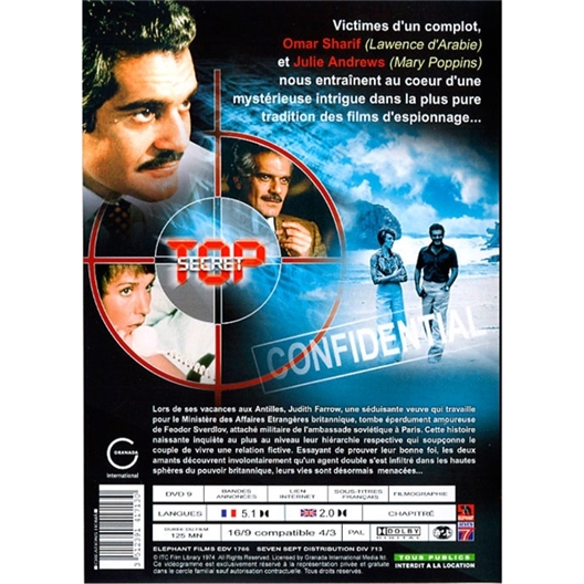 Top secret : Julie Andrews, Omar Sharif, Anthony Quayle