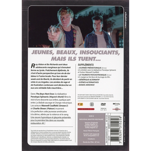 The boys next door : Maxwell Caulfield, Charlie Sheen, …