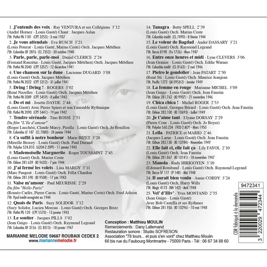 Loulou Gasté : ses premières compositions (37-50)