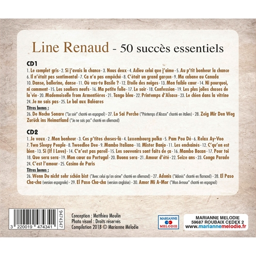 Line Renaud : 50 succès essentiels