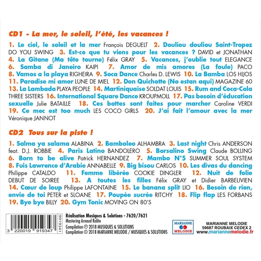C’est l’été, on fait la fête : 40 tubes pour faire la fête !