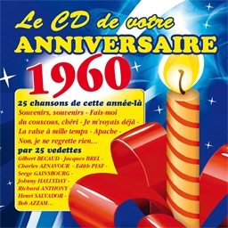 Le CD de votre anniversaire - année au choix de 1924 à 1962