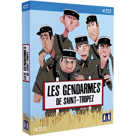 Coffret Les gendarmes de St-Tropez : Louis De Funès, Jean Lefebvre, Michel Galabru, ...