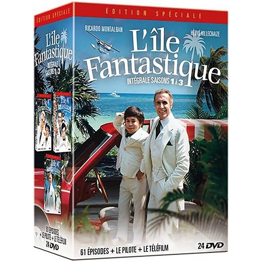 L'Île fantastique - Intégrale saisons 1 à 3 : Ricardo Montalbán, Hervé Villechaize, ...