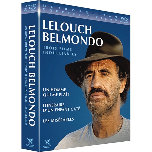Coffret Belmondo, 3 films de Claude Lelouch