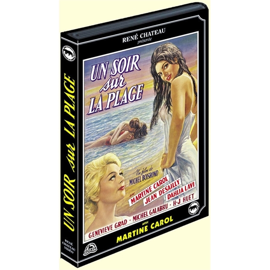 Un soir sur la plage : Martine Carol, Jean Dessailly, Michel Galabru,…