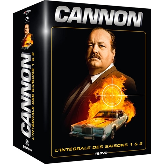 Coffret Cannon : saisons 1 et 2 : William Conrad, Dana Elcar…