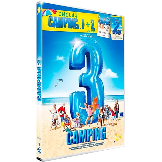 Camping 3, avec 1 et 2 : Franck Dubosc, Claude Brasseur,