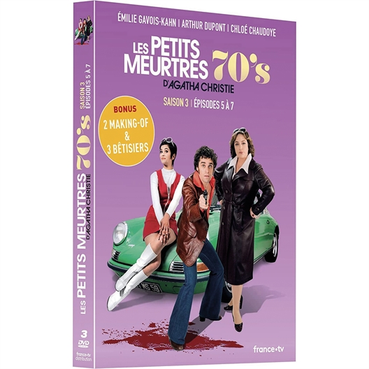 Les petits meurtres d'Agatha Christie 70's - Saison 3 (Episodes 5 à 7) : Arthur Dupont, Emilie Gavois-Kahn, ...