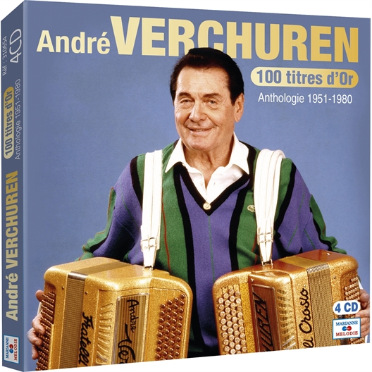 4 CD André Verchuren : Anthologie 1951-1980