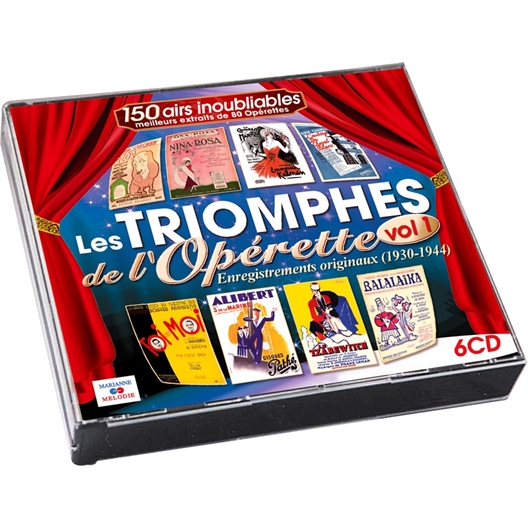 Les Plus belles Opérettes Françaises par leurs Créateurs (1930-1944) (Coffret 6CD)