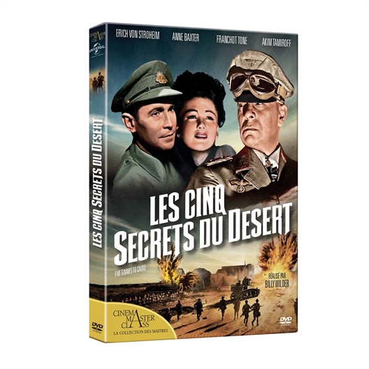 Les 5 secrets du désert : Franchot Tone, Anne Baxter…