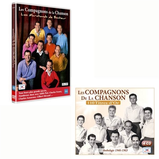 Lot "Les Compagnons de la Chanson" : 4 CD + DVD
