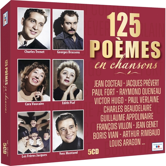 125 poèmes en chansons