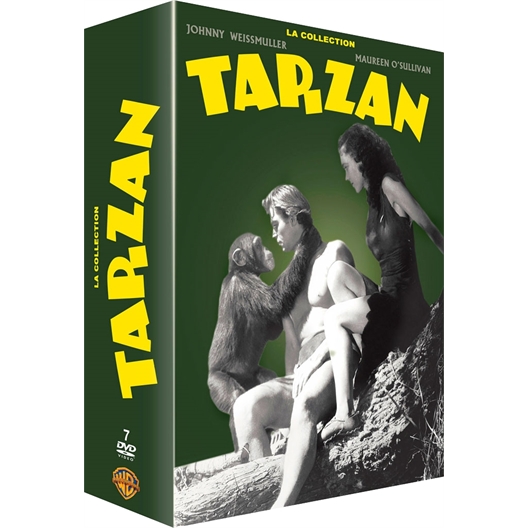 Tarzan : Johnny Weissmuler, Maureen O'Sullivan… coffret 7 DVD